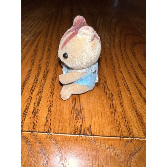 Vintage Sylvanian Families Calico Critters Furbanks Squirrel Twin *Single Figure - Picture 5 of 6